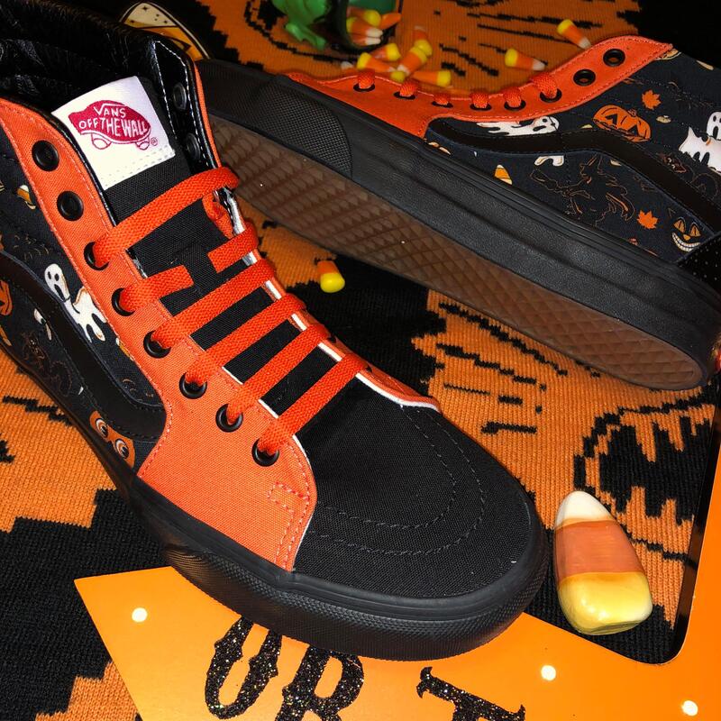 I won a pair of Custom Vans and here's how they turned out! - Spooky Wil